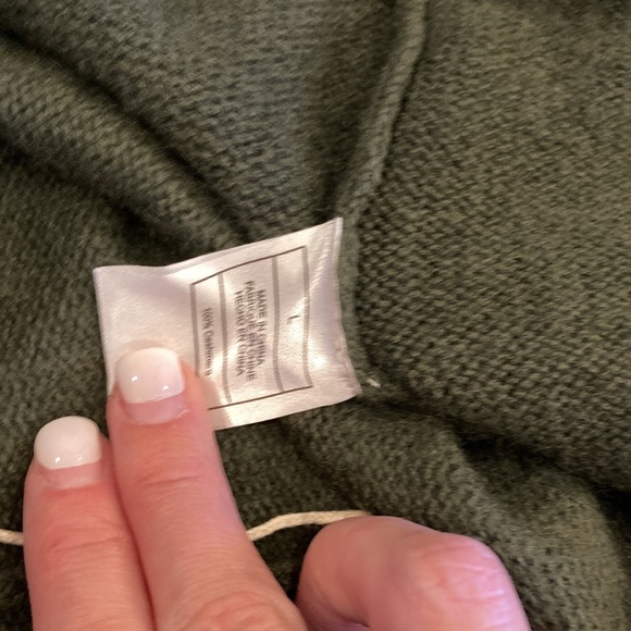 Quince 100% Cashmere Mongolian Cashmere Soft Jogger Sweatpants Olive Green - Picture 4 of 8